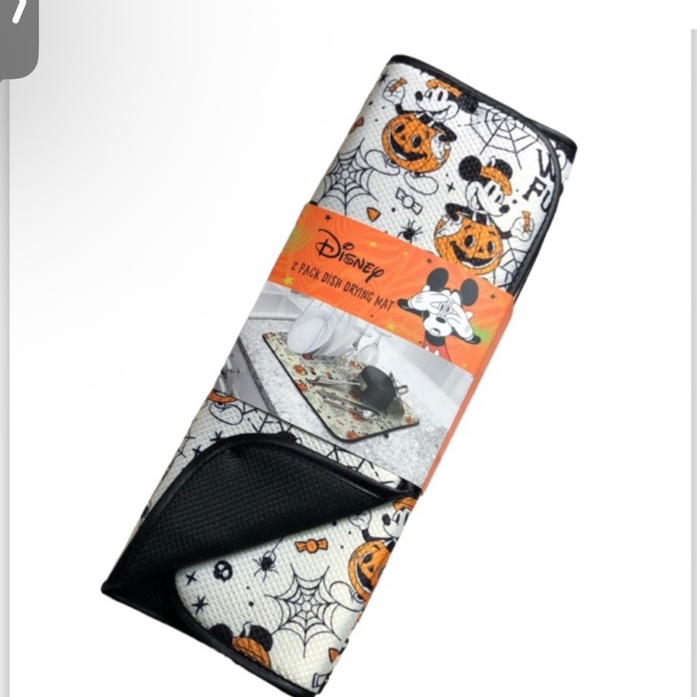*NEW* Disney Halloween Dish Drying Mats (2 Pack)